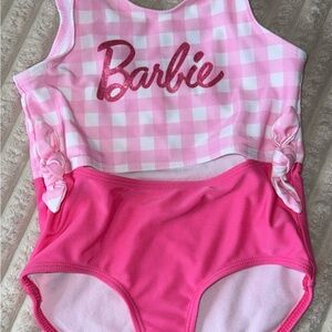Barbie Pink Gingham & Hot Pink Swimsuit